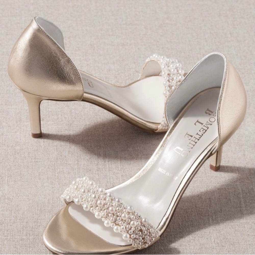 Something Bleu Pearl D'Orsay Size 9